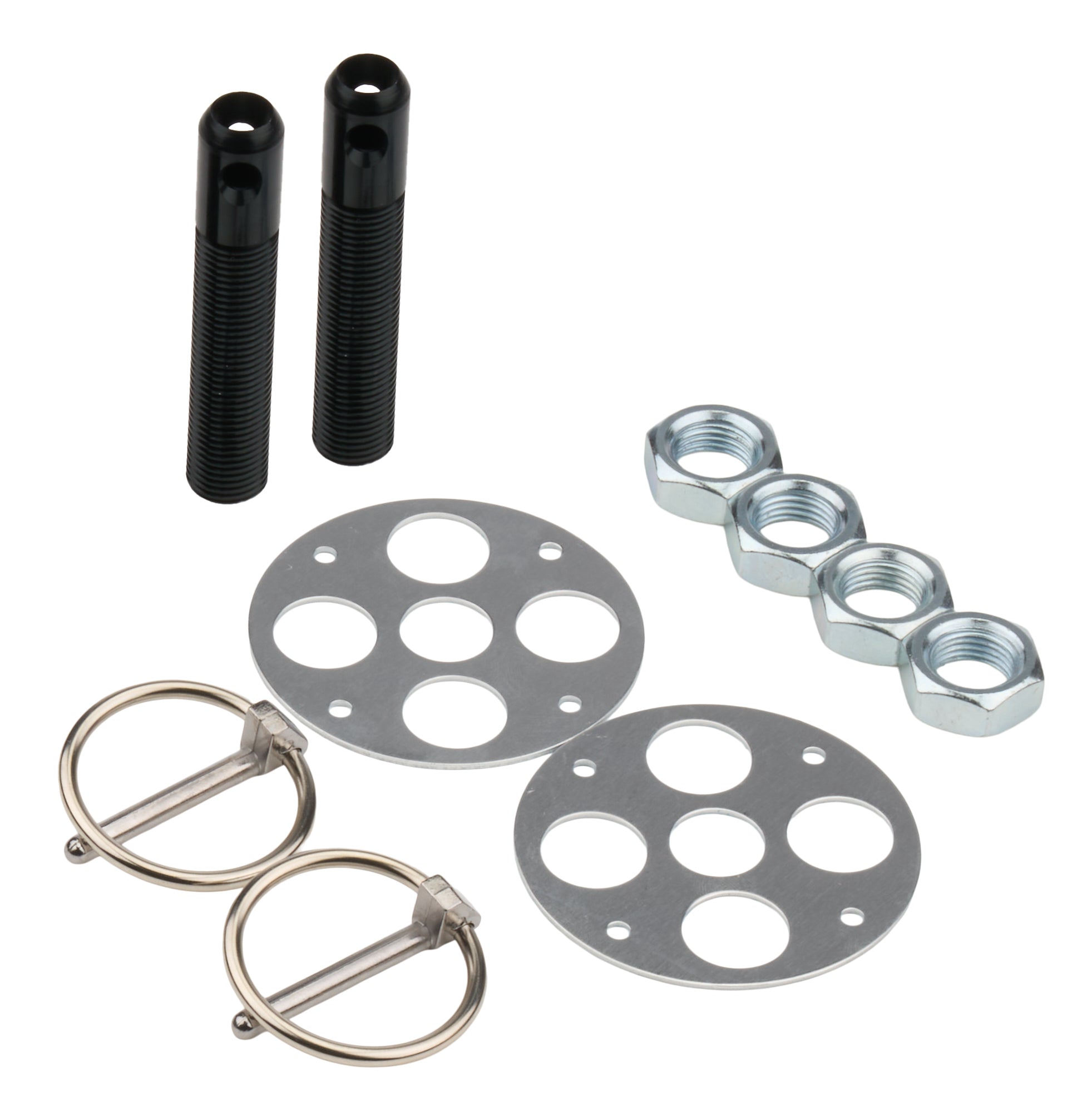 Allstar Performance ALL18477 LW Alum Hood Pin Kit 1/2in Black Allstar Performance ALL18477