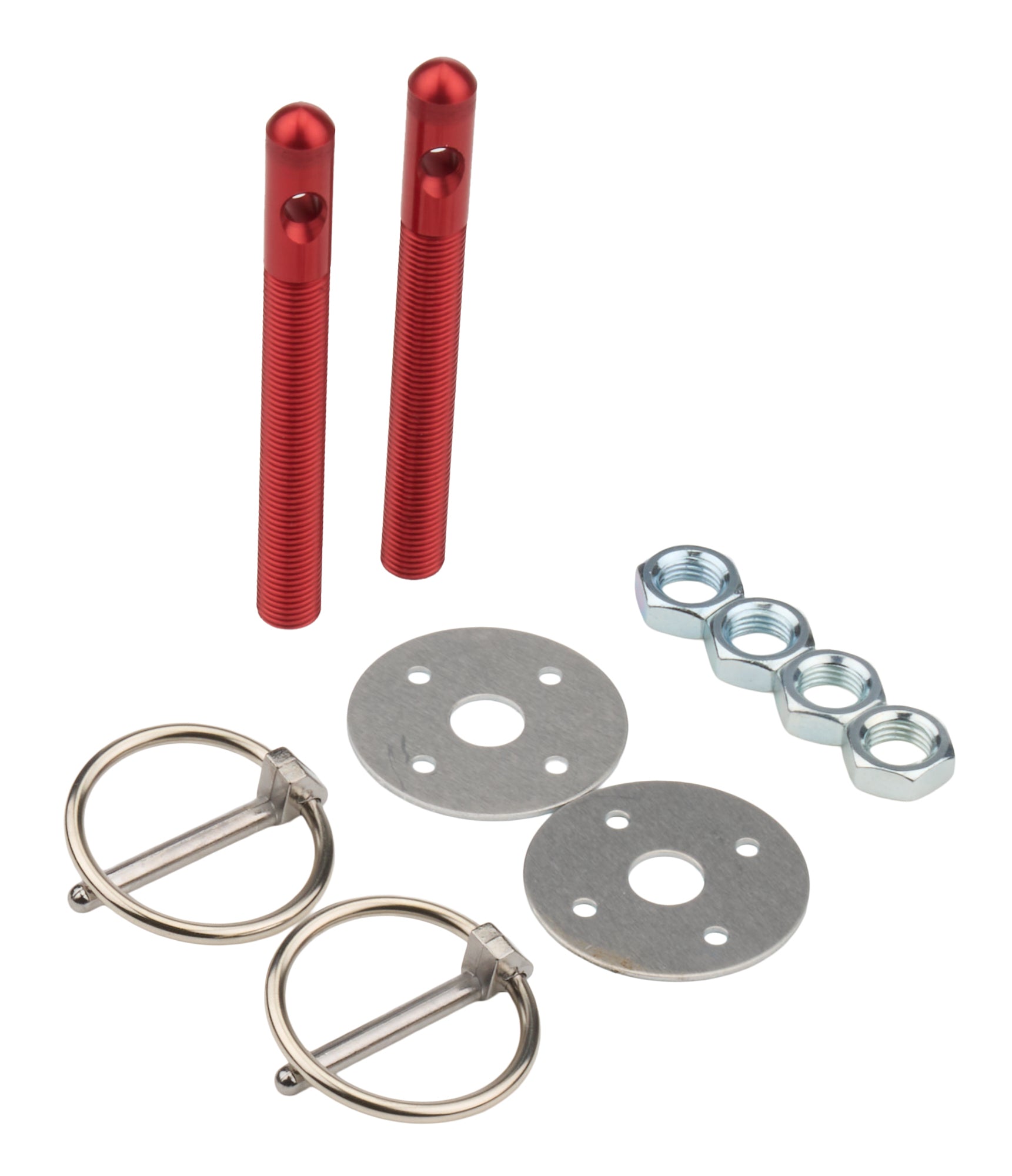 Allstar Performance ALL18481 Alum Hood Pin Kit 3/8in Red Allstar Performance ALL18481