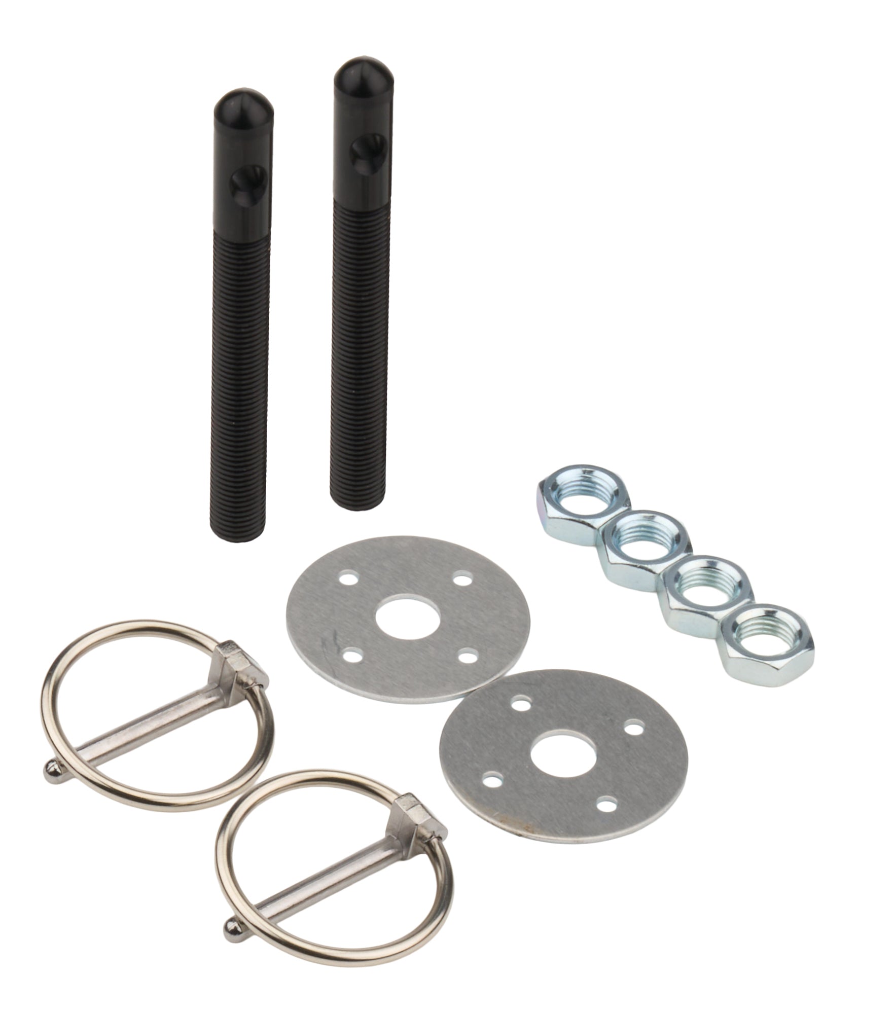Allstar Performance ALL18484 Alum Hood Pin Kit 3/8in Black Allstar Performance ALL18484