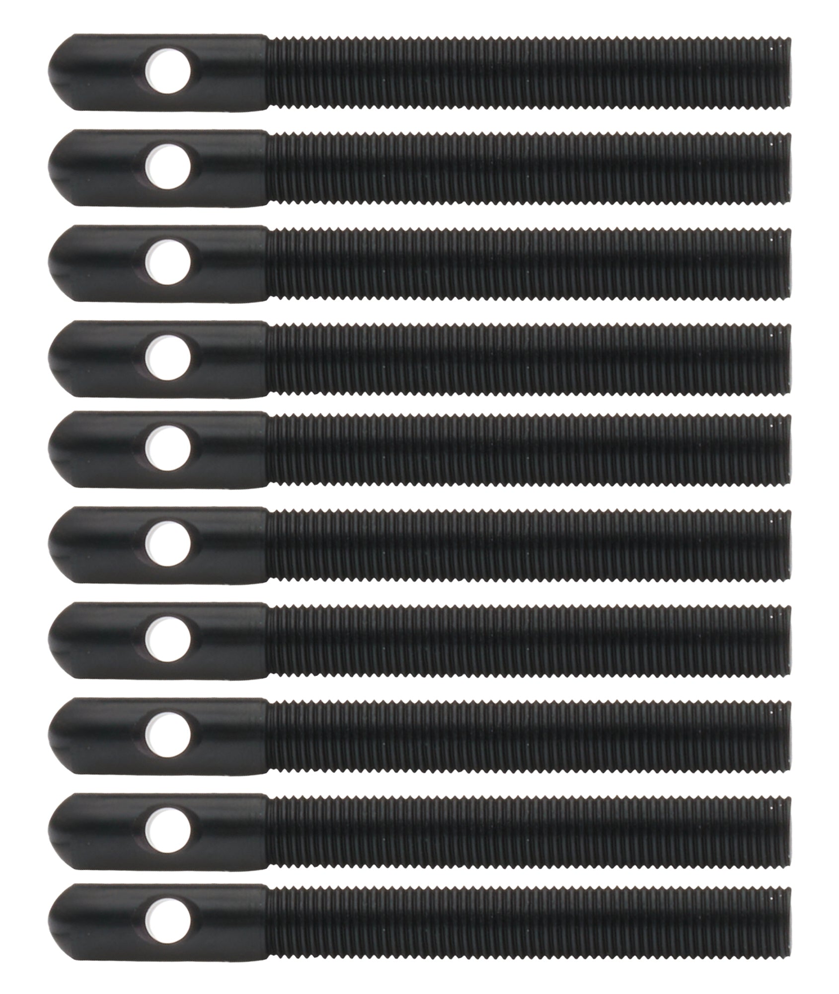 Allstar Performance ALL18491-10 Aluminum Hood Pins 3/8in Black 10pk Allstar Performance ALL18491-10