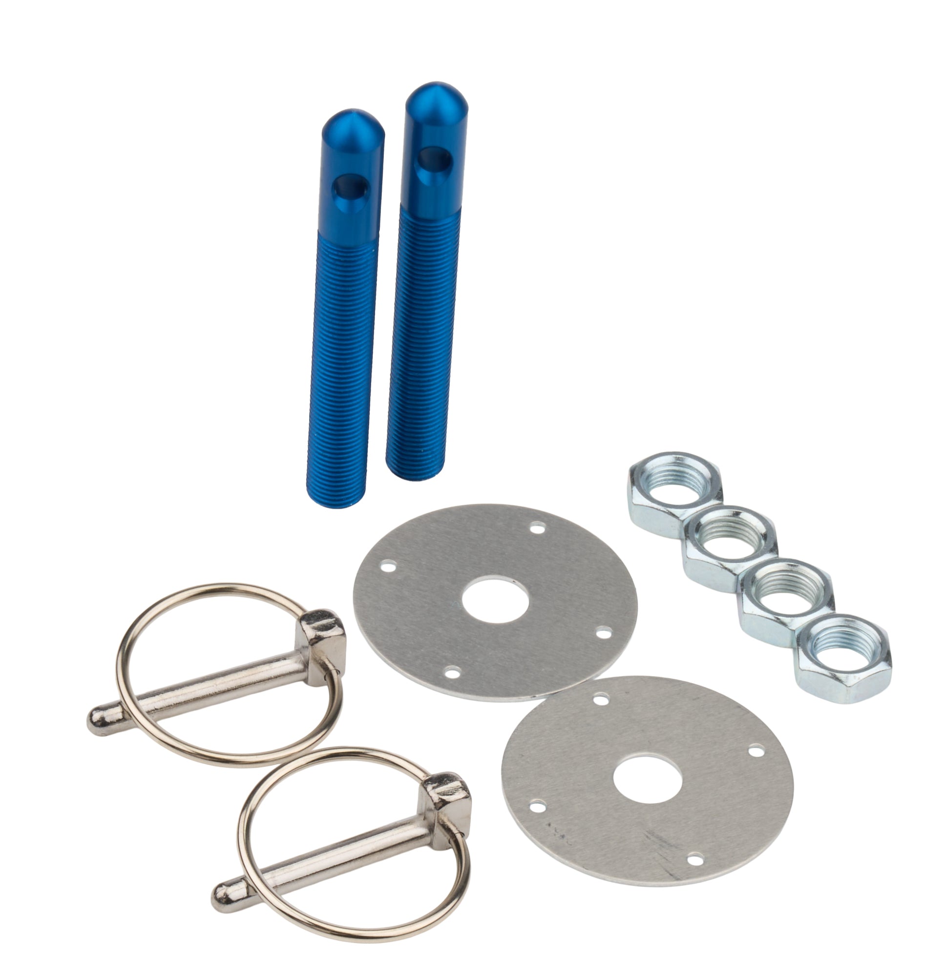 Allstar Performance ALL18502 Alum Hood Pin Kit 1/2in with 1/4in Clips Blue Allstar Performance ALL18502