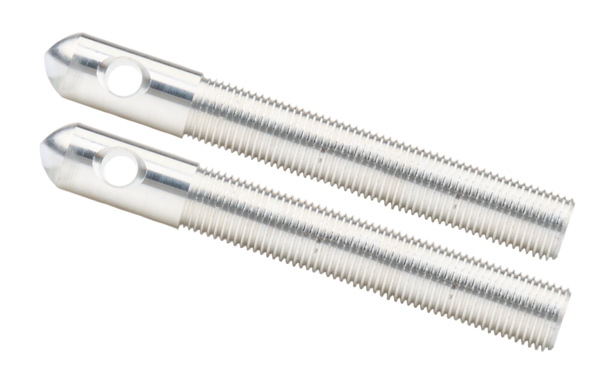 Allstar Performance ALL18507 Alum Hood Pins 1/2in 1/4in Holes 2pk Silver Allstar Performance ALL18507