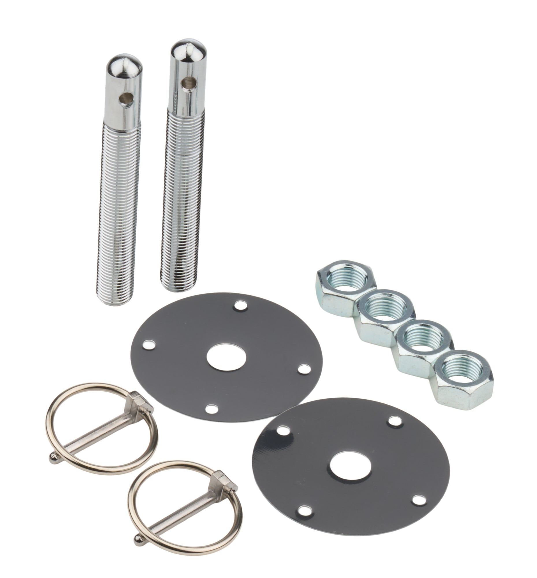 Allstar Performance ALL18512 Steel Hood Pin Kit w/ 3/16in Flip-Over Clips Allstar Performance ALL18512