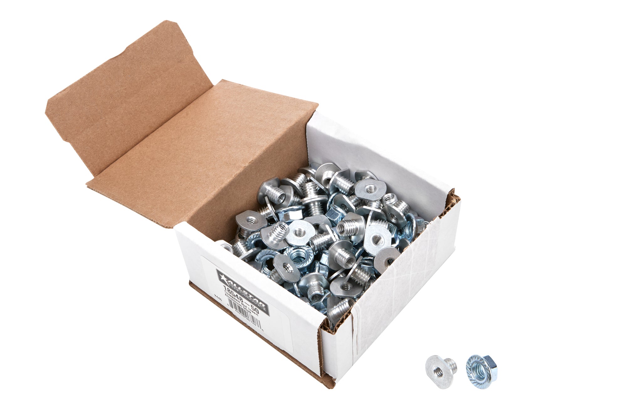 Allstar Performance ALL18548-50 Threaded Nut Insert Aluminum 50pk Allstar Performance ALL18548-50
