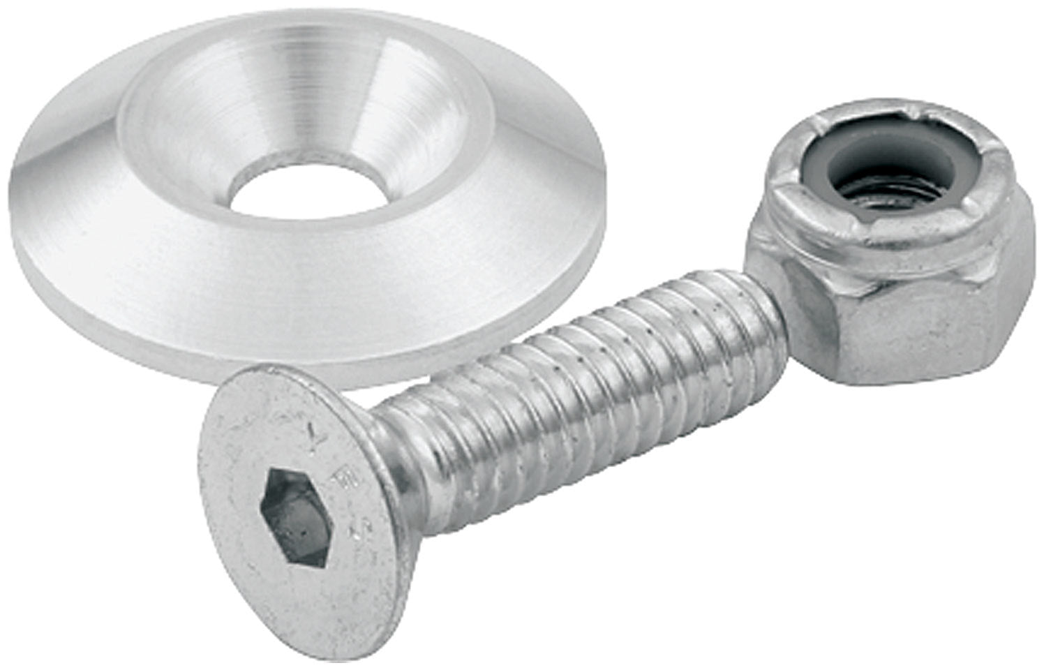 Allstar Performance ALL18632-50 Countersunk Bolts 1/4in w/ 1in Washer 50pk Allstar Performance ALL18632-50
