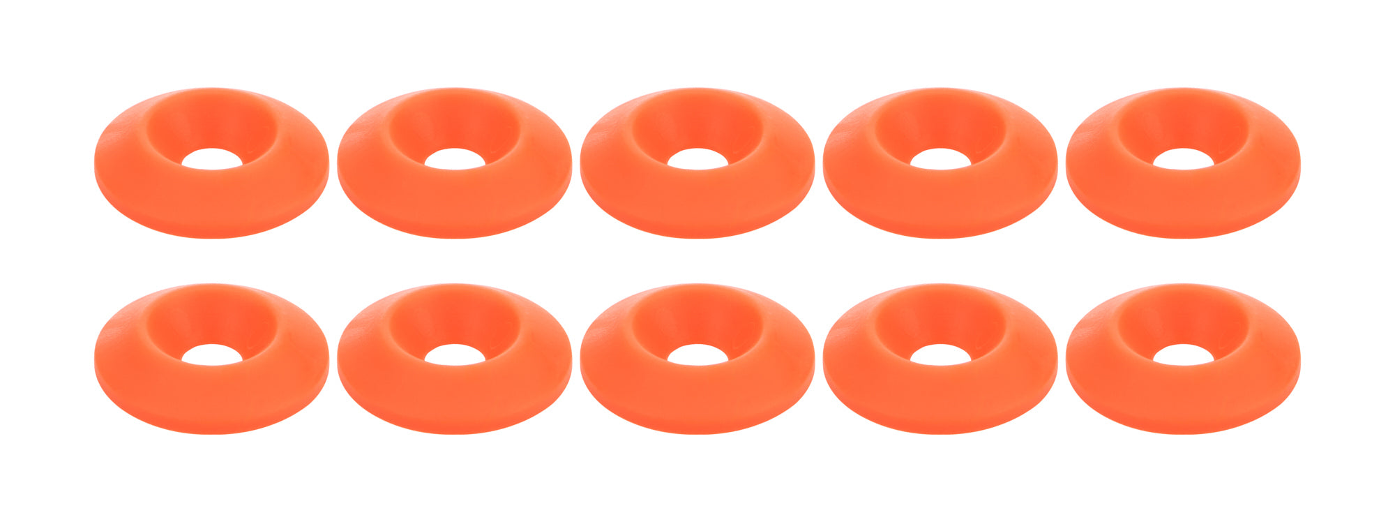 Allstar Performance ALL18699 Countersunk Washer Fluorescent Orange 10pk Allstar Performance ALL18699