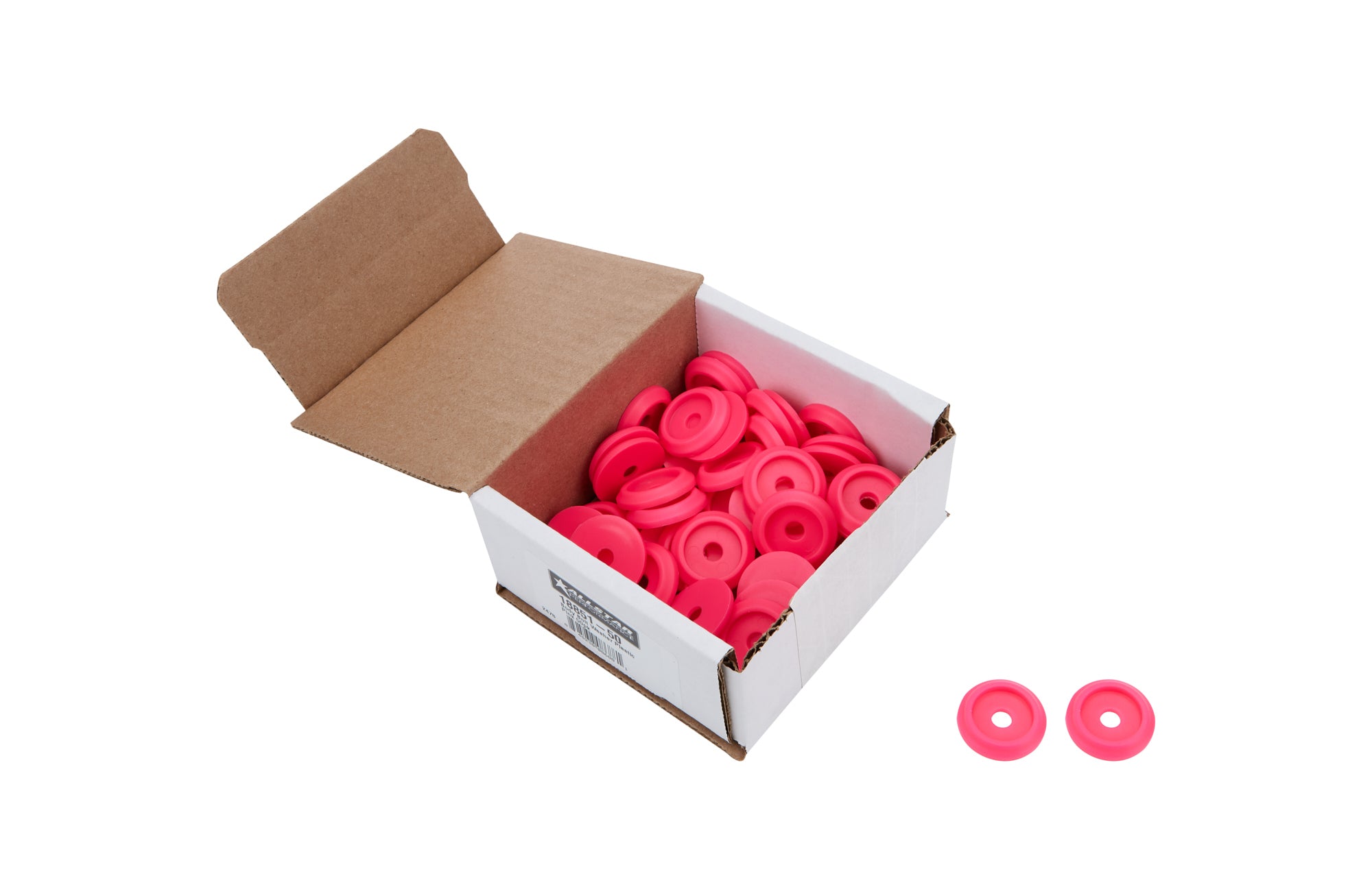 Allstar Performance ALL18851-50 Body Bolt Washer Plastic Pink 50pk Allstar Performance ALL18851-50