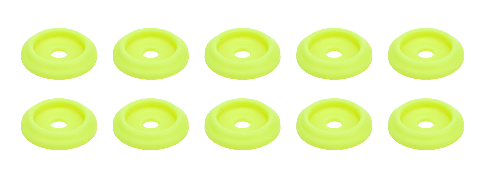Allstar Performance ALL18853 Body Bolt Washer Plastic Fluorescent Yellow 10pk Allstar Performance ALL18853