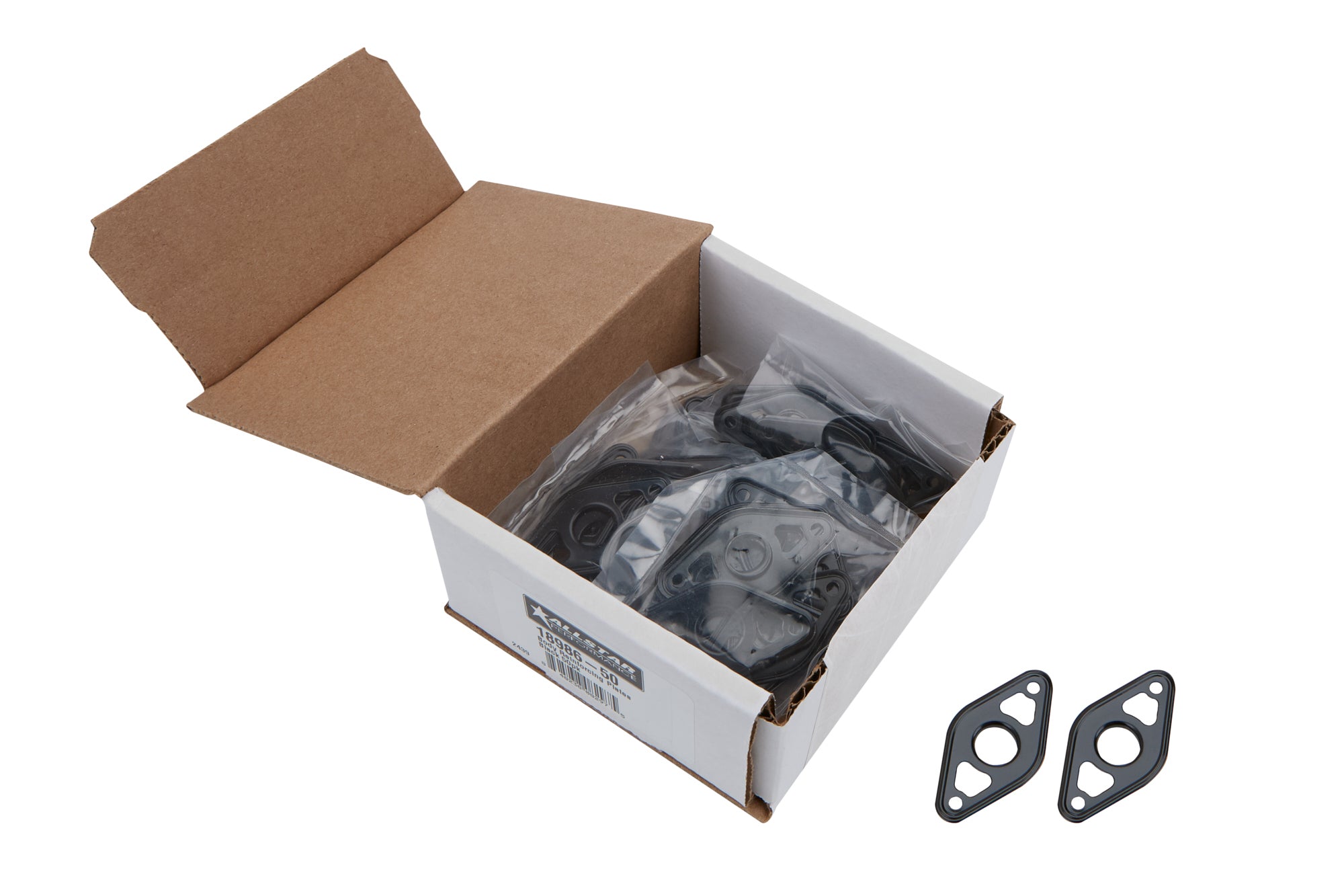 Allstar Performance ALL18986-50 Body Reinforcing Plates Black 50pk Allstar Performance ALL18986-50