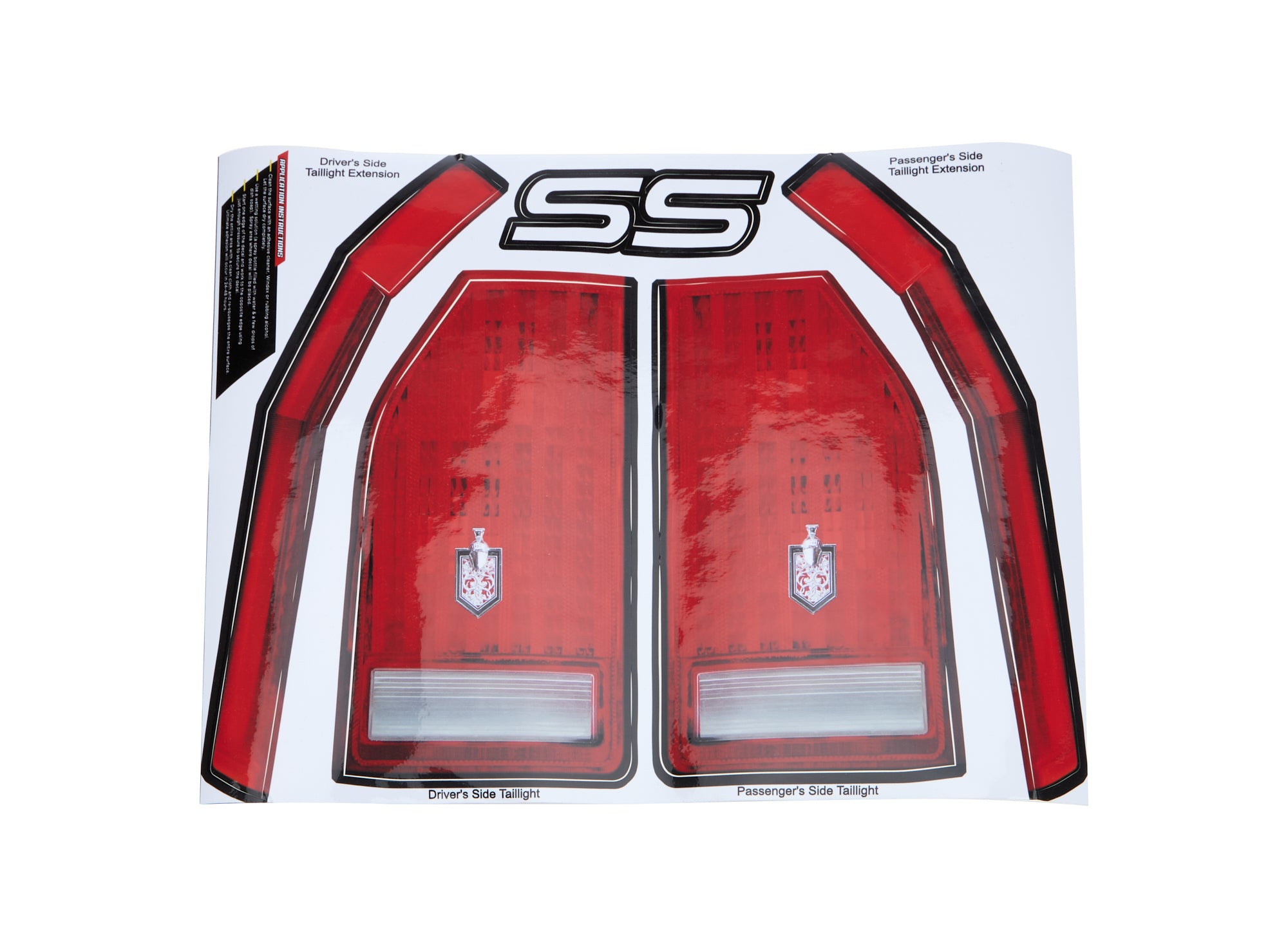Allstar Performance ALL23017 M/C SS Tail Decal Kit 1983-88 Allstar Performance ALL23017