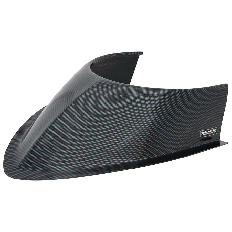 Allstar Performance ALL23249 Tapered Front Hood Scoop Long 5-1/2in Curved Allstar Performance ALL23249