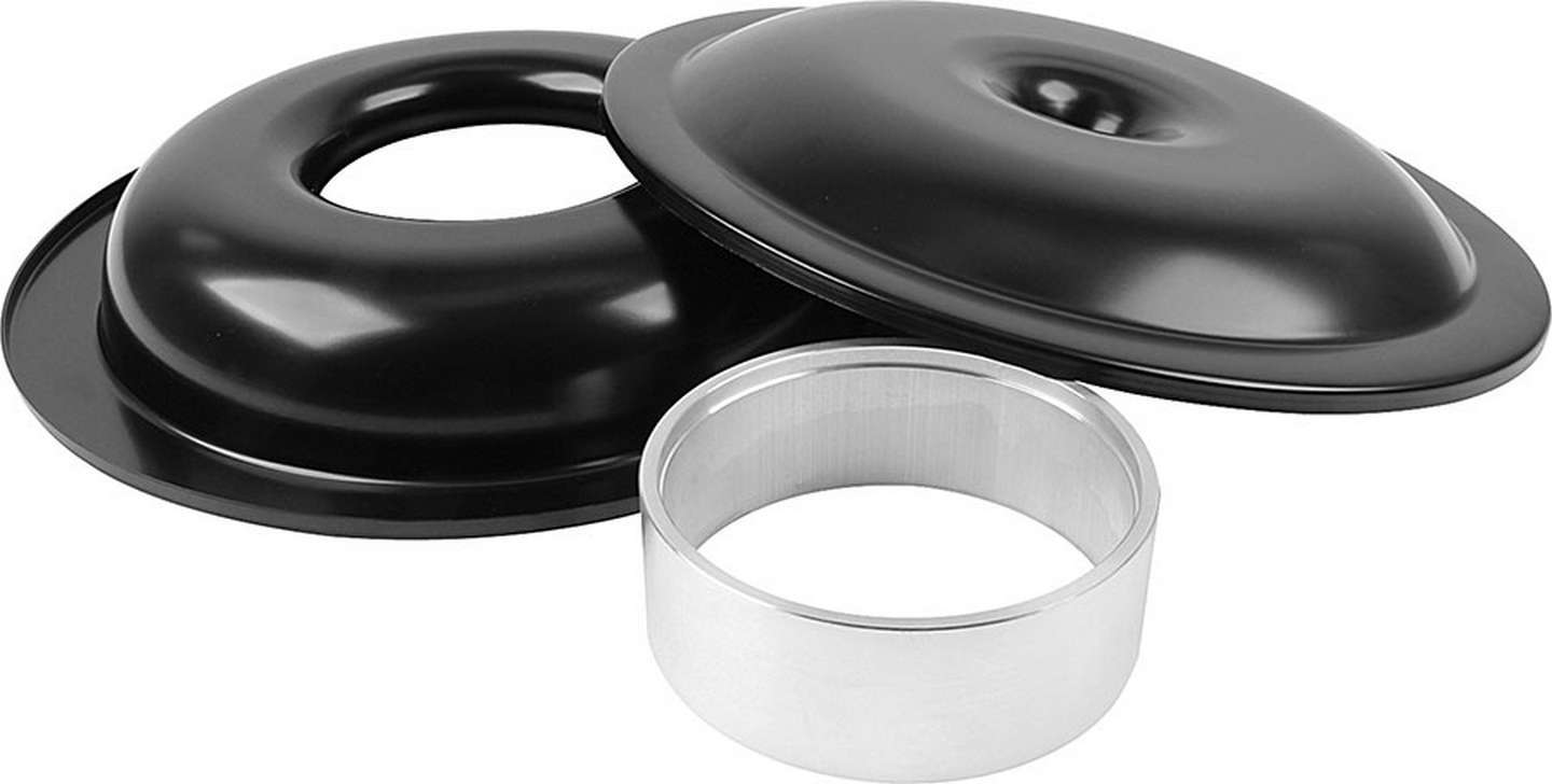 Allstar Performance ALL25907 LW 14in A/C Kit Black No Element 2in Spacer Allstar Performance ALL25907