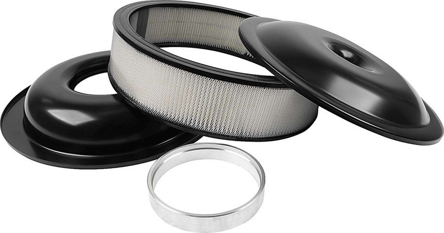 Allstar Performance ALL25911 LW 14in A/C Kit Black 3in Paper Element Allstar Performance ALL25911