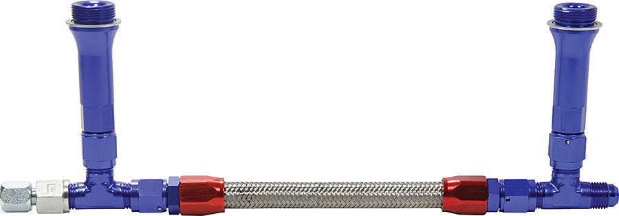 Allstar Performance ALL26154 Fuel Line Kit 9-5/16in Std Holley -6AN Blue Allstar Performance ALL26154