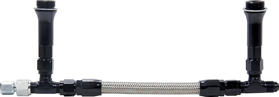 Allstar Performance ALL26164 Fuel Line Kit 9-5/16in Std Holley -6AN Black Allstar Performance ALL26164