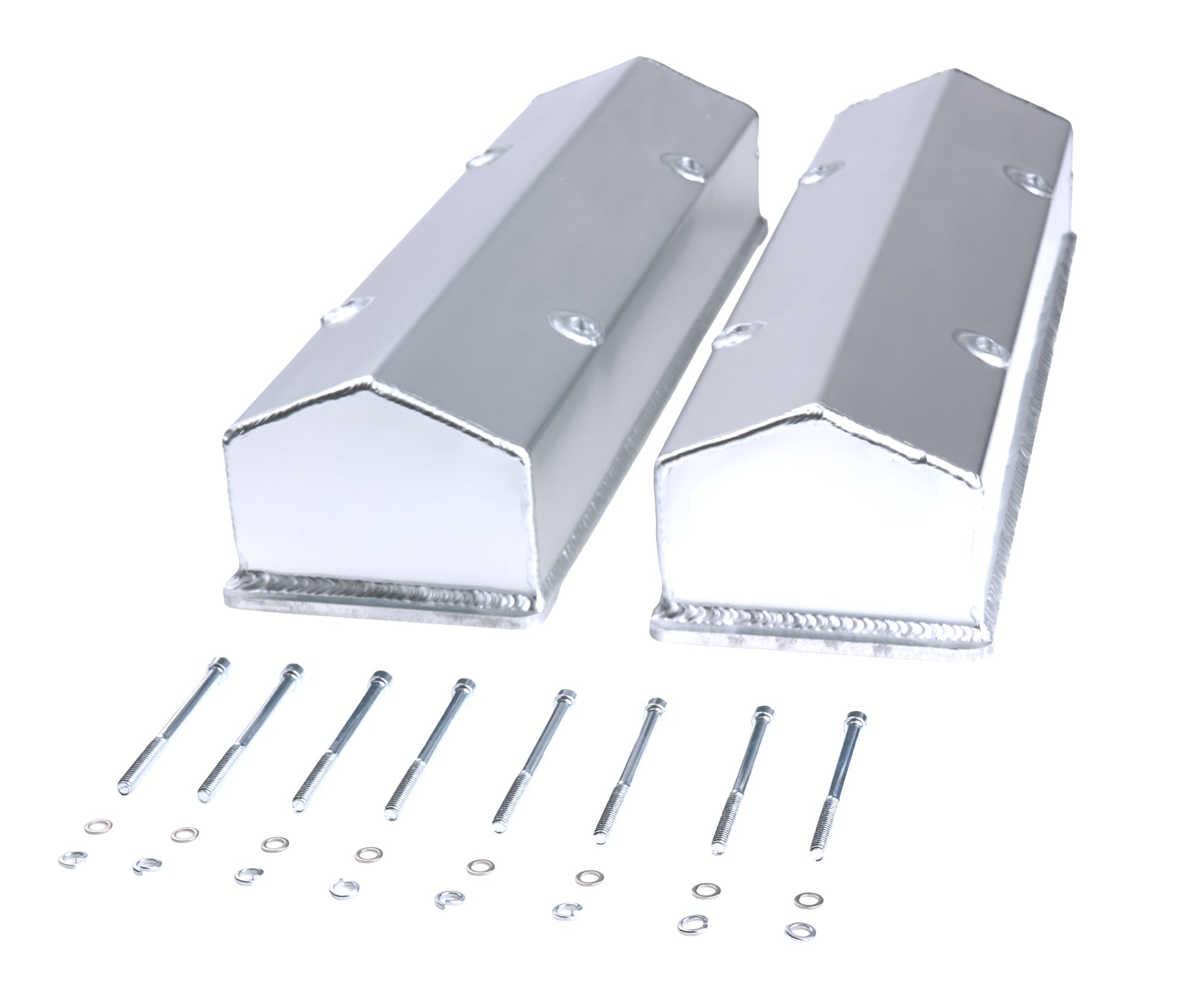 Allstar Performance ALL26170 Valve Covers SBC Fab Aluminum w/o Tubes Allstar Performance ALL26170