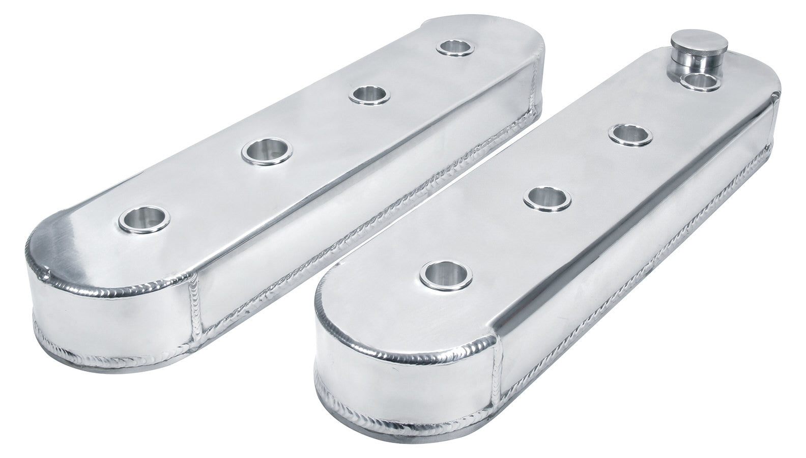 Allstar Performance ALL26210 Valve Covers LS Fab Aluminum w/o Coil Mount Allstar Performance ALL26210