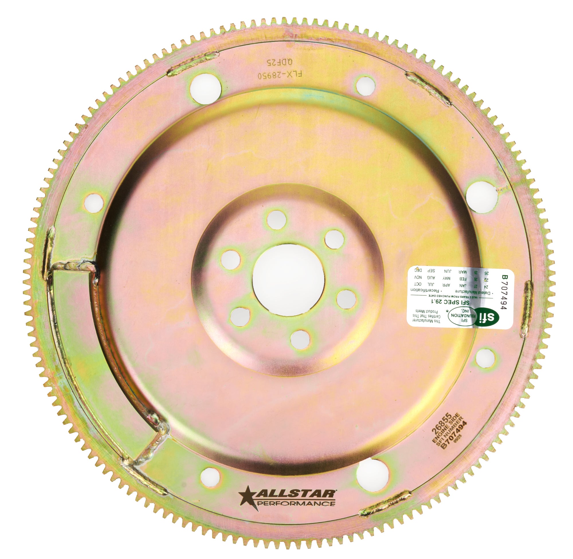 Allstar Performance ALL26855 Flexplate 157T SFI Ext. Balance 302 50oz Allstar Performance ALL26855