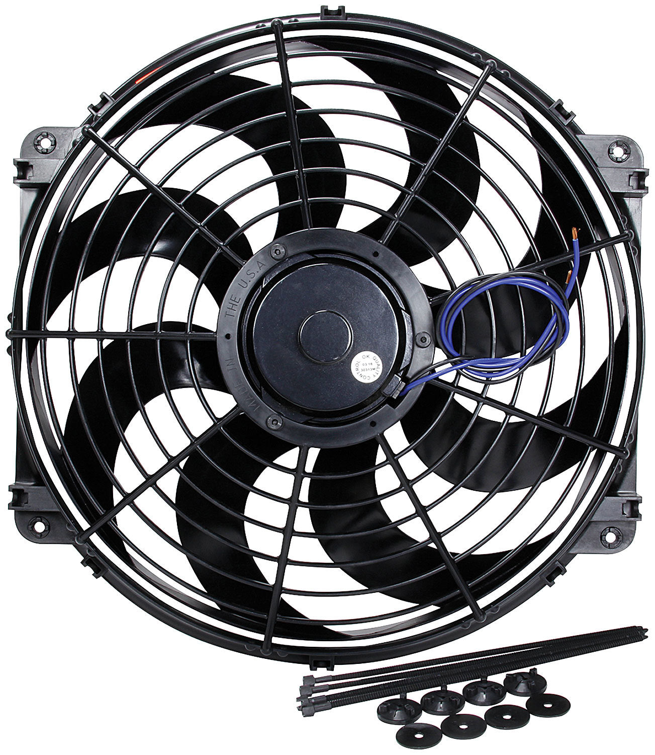 Allstar Performance ALL30076 Electric Fan 16in Curved Blade Allstar Performance ALL30076