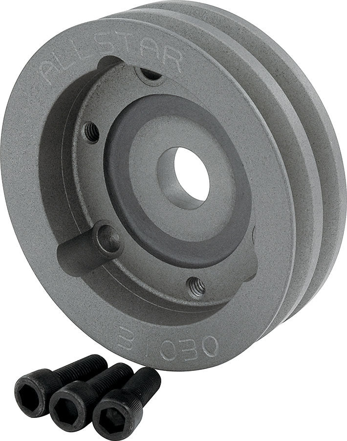 Allstar Performance ALL31030 Crank Pulley 2 Groove 4.750in Dia Allstar Performance ALL31030