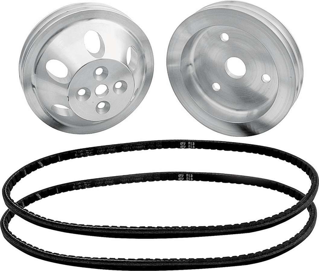 Allstar Performance ALL31083 1:1 Pulley Kit for use w/o Power Steering Allstar Performance ALL31083