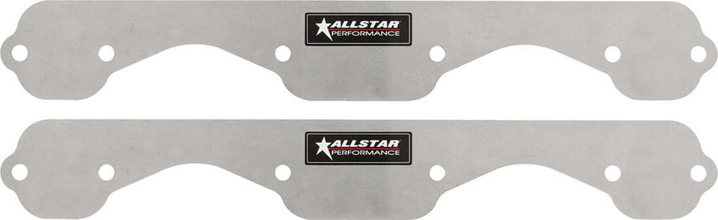 Allstar Performance ALL34212 Exhaust Block Off Plates SBC Standard Aluminum Allstar Performance ALL34212