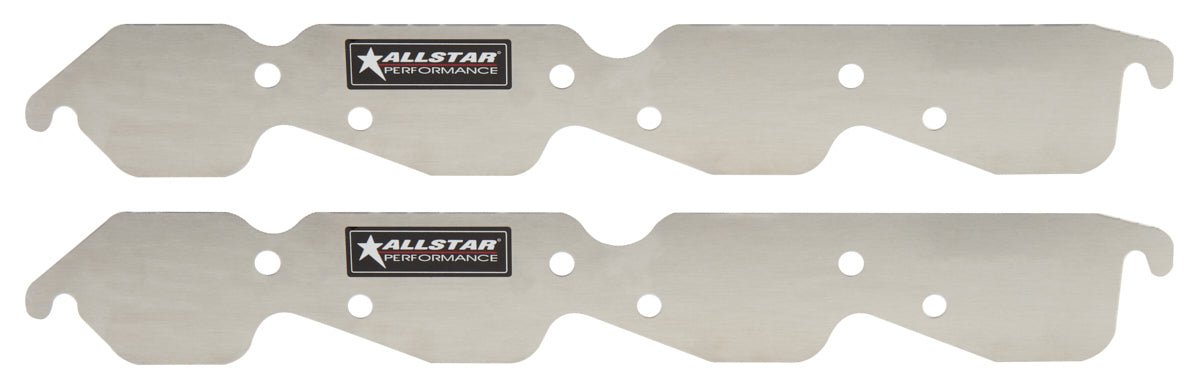Allstar Performance ALL34219 Exhaust Block Off Plates BBC Engines Allstar Performance ALL34219