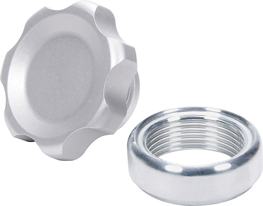 Allstar Performance ALL36160 Filler Cap Silver with Weld-In Alum Bung Small Allstar Performance ALL36160