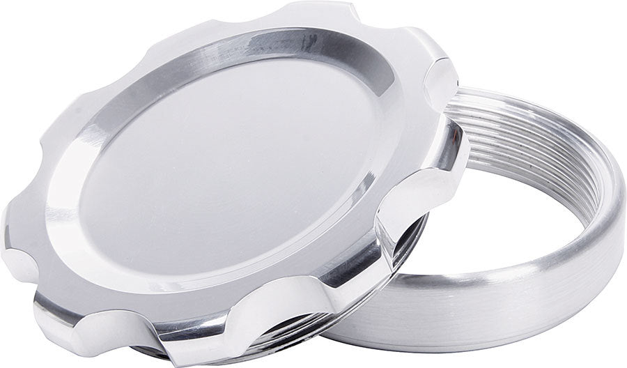 Allstar Performance ALL36173 Filler Cap Polished with Weld-In Alum Bung Large Allstar Performance ALL36173