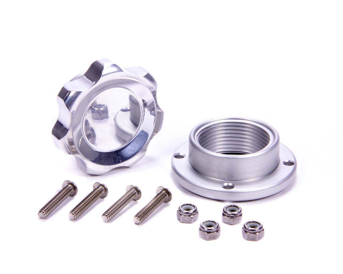 Allstar Performance ALL36183 Filler Cap Polished with Bolt-In Alum Bung Small Allstar Performance ALL36183