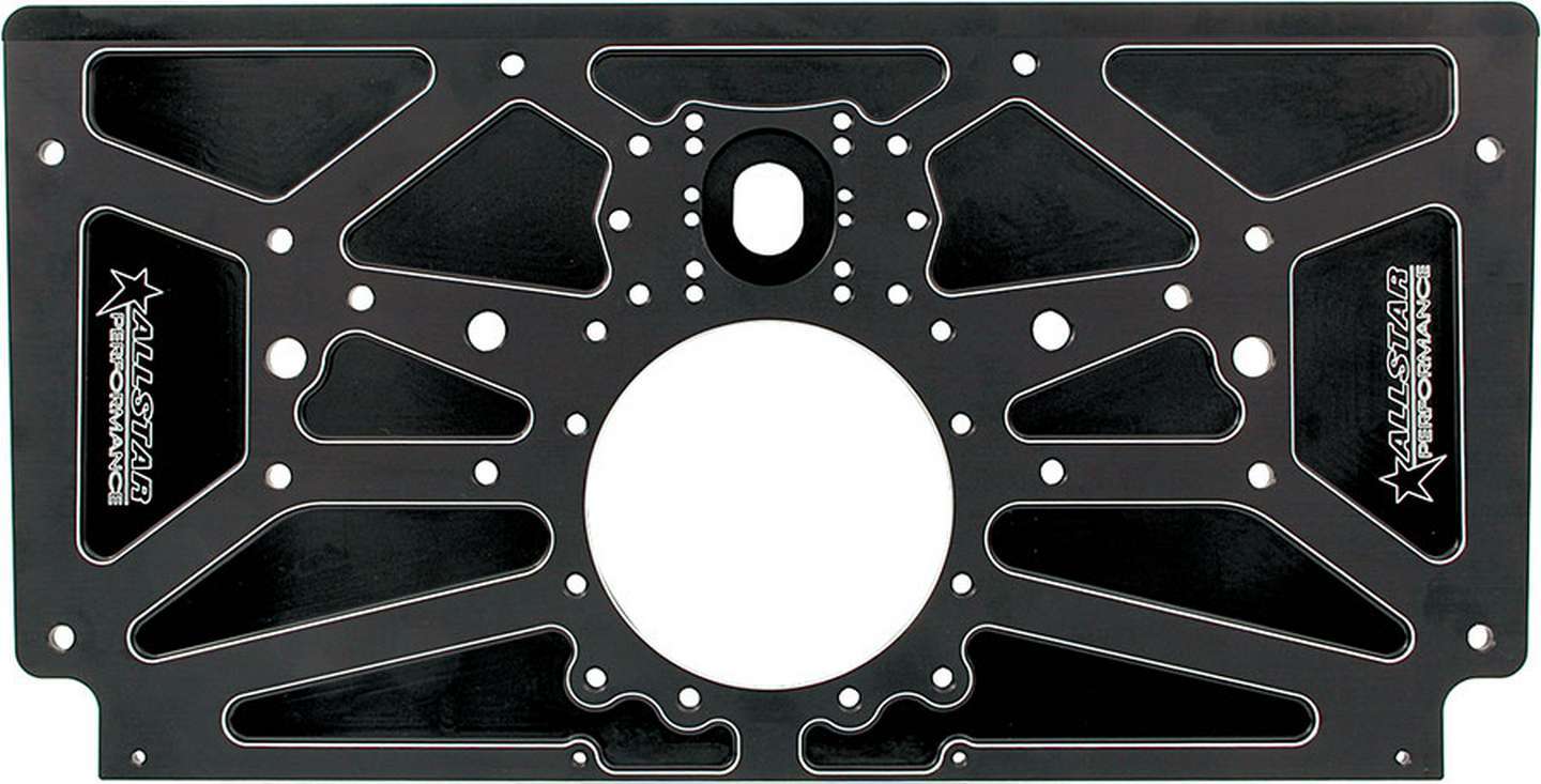 Allstar Performance ALL38126 Sprint Rear Motor Plate Black Allstar Performance ALL38126