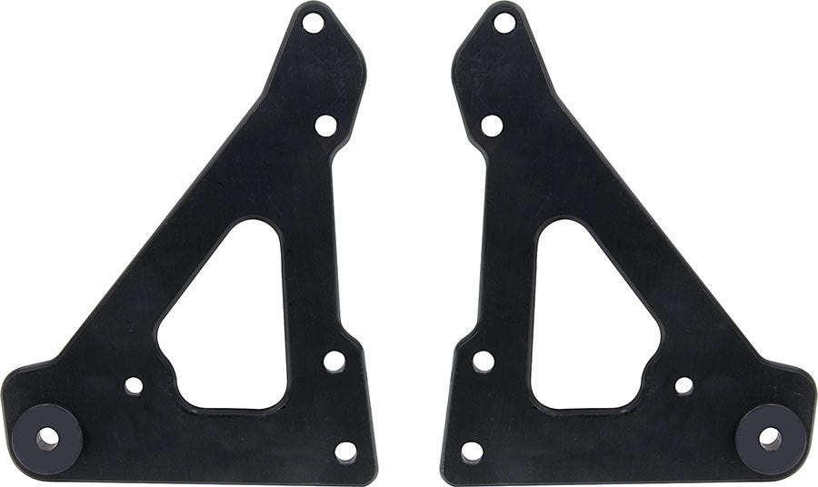 Allstar Performance ALL38145 Front Engine Plate 2pc w/ Bushings Black Allstar Performance ALL38145