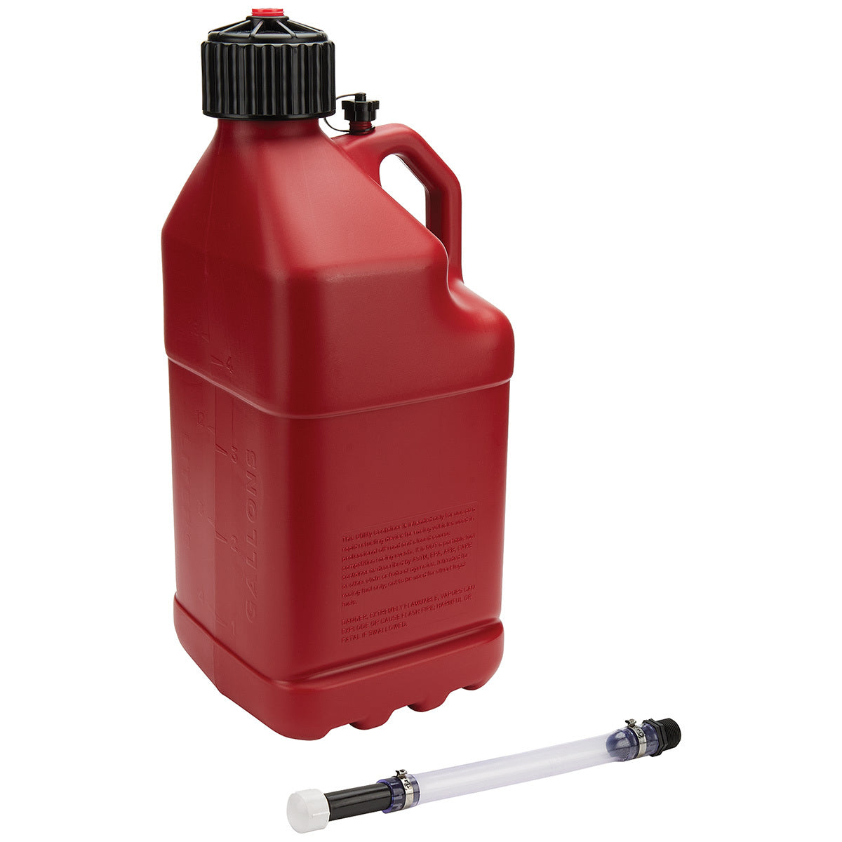 Allstar Performance ALL40121 Utility Jug 5 Gal w/Filler Hose Red Allstar Performance ALL40121