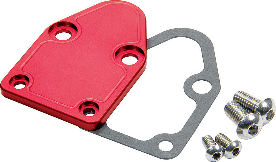 Allstar Performance ALL40302 SBC F/P Block Off Plate Red Allstar Performance ALL40302