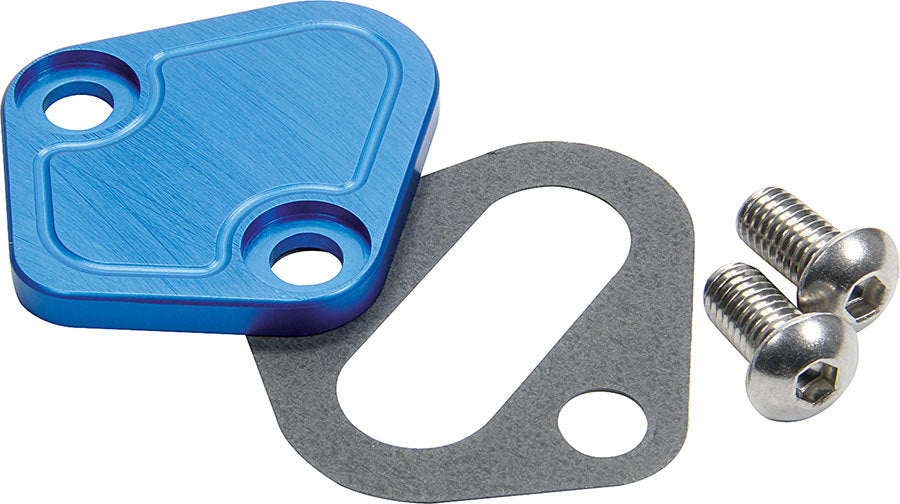 Allstar Performance ALL40303 BBC F/P Block Off Plate Blue Allstar Performance ALL40303