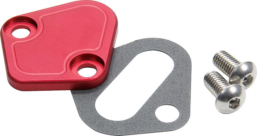 Allstar Performance ALL40305 BBC F/P Block Off Plate Red Allstar Performance ALL40305