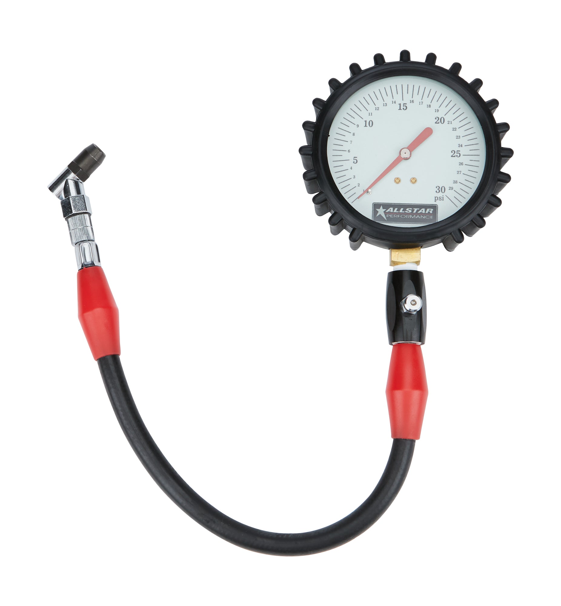 Allstar Performance ALL44047 Tire Pressure Gauge 0-30 PSI 4in Glow Allstar Performance ALL44047