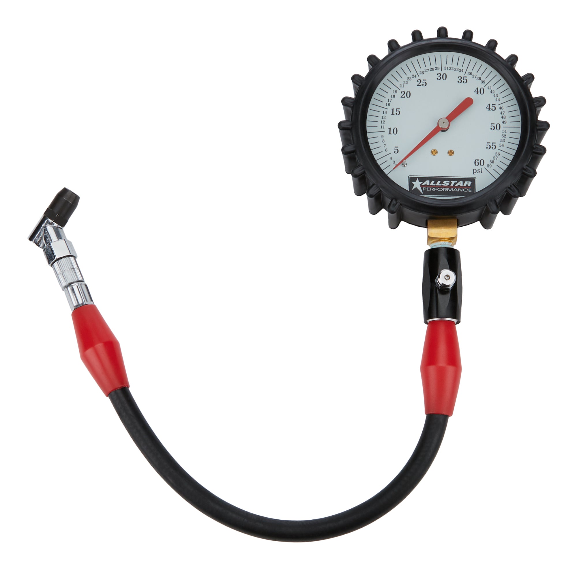 Allstar Performance ALL44048 Tire Pressure Gauge 0-60 PSI 4in Glow Allstar Performance ALL44048