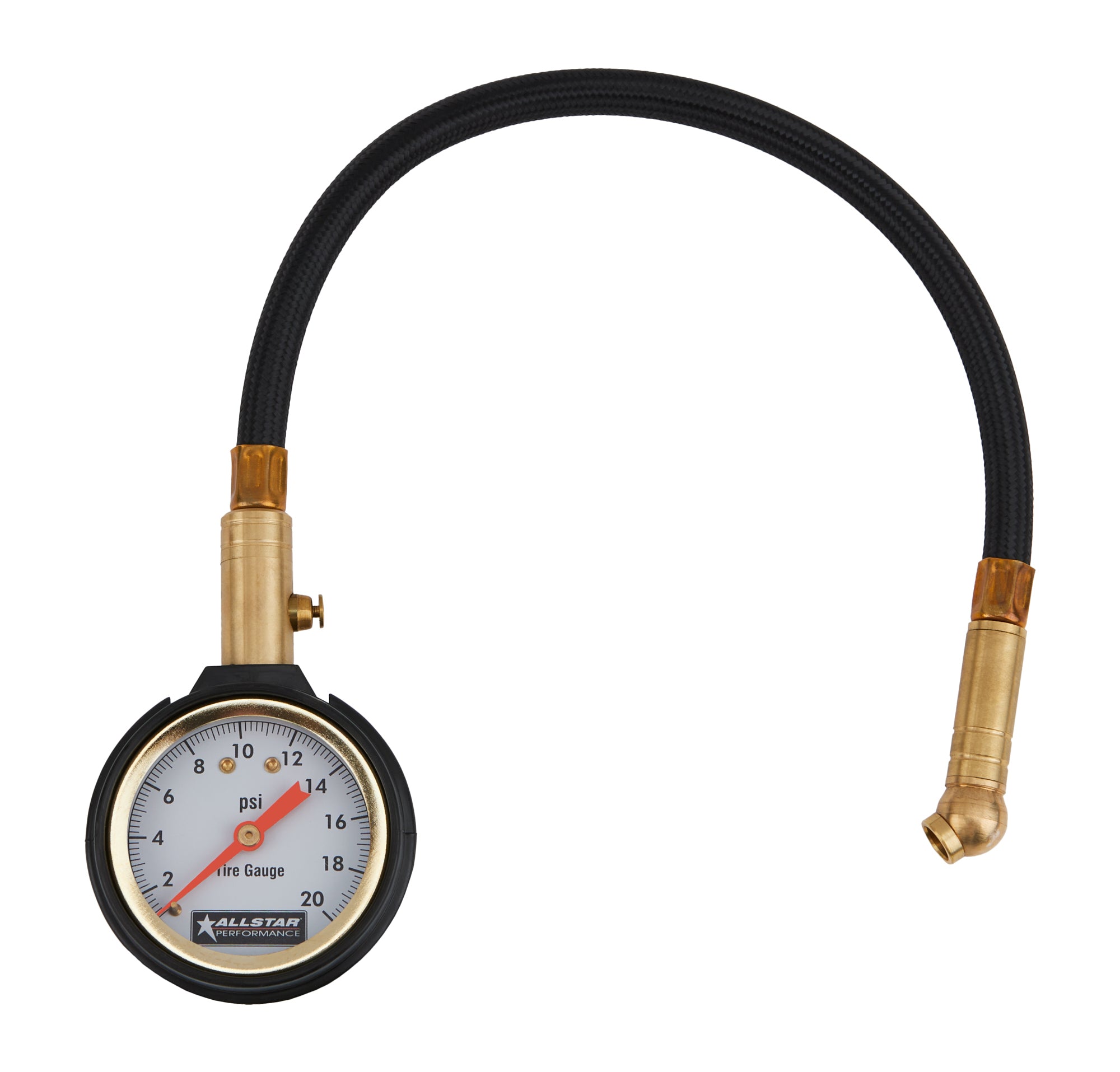 Allstar Performance ALL44076 Tire Pressure Gauge 0-20 PSI Allstar Performance ALL44076