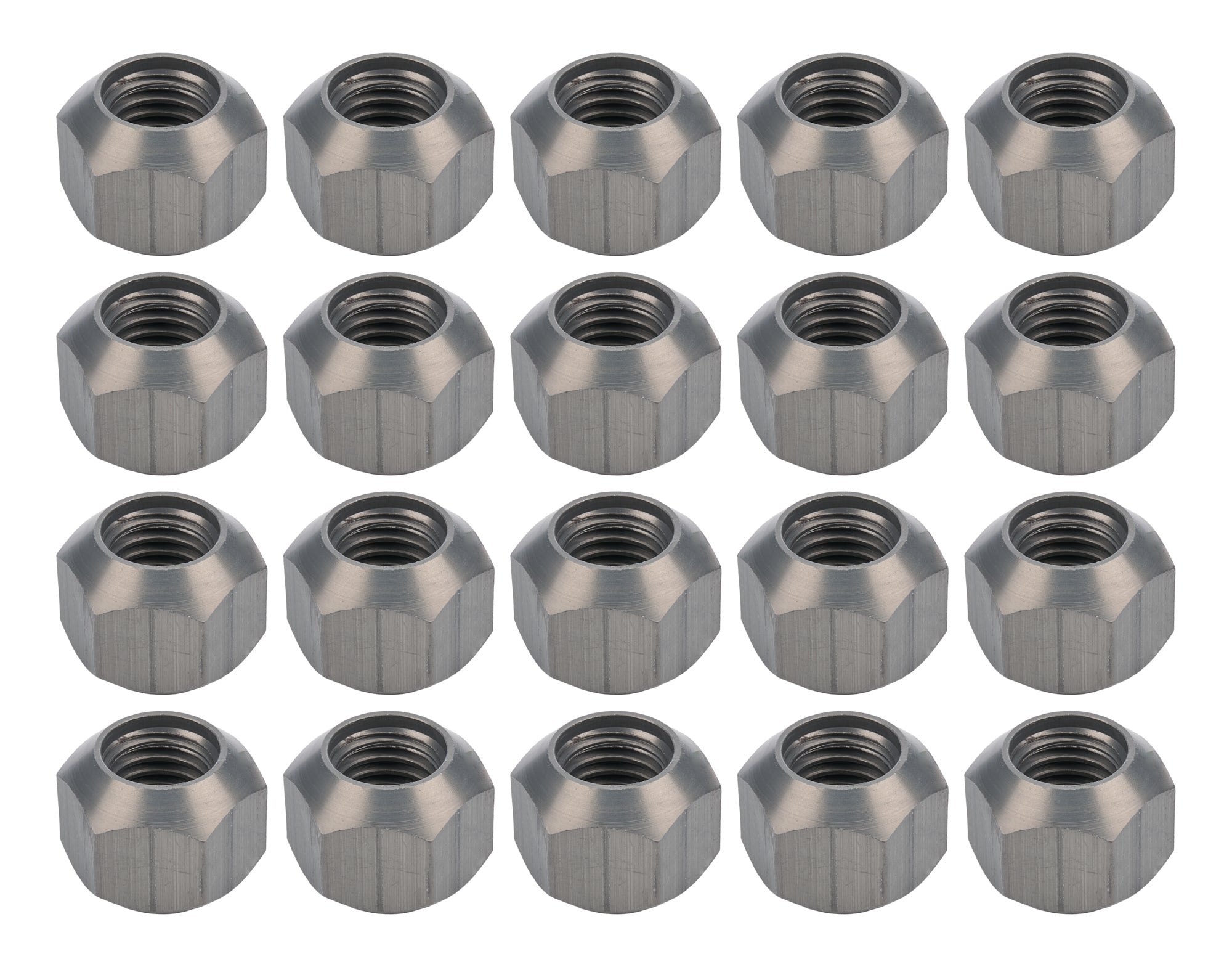 Allstar Performance ALL44097-20 Lug Nuts 5/8-11 Alum HC Dbl Chamfer 20pk Allstar Performance ALL44097-20