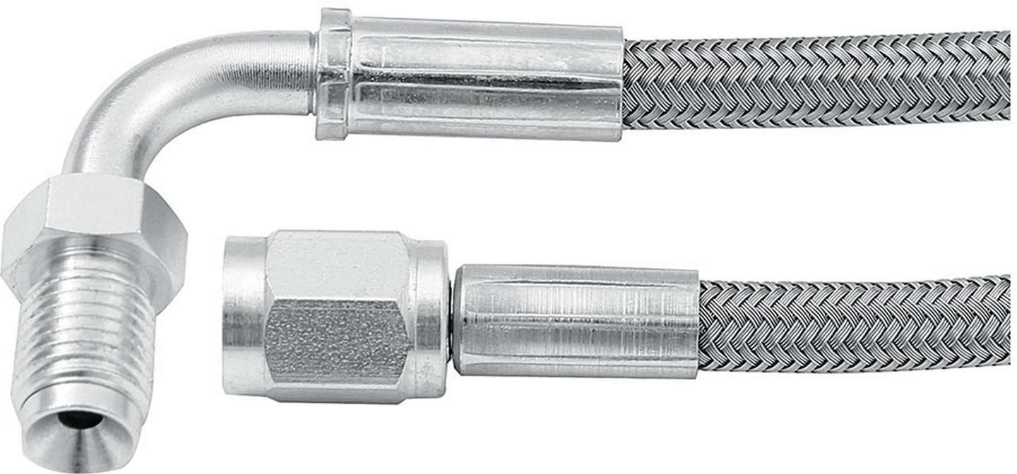 Allstar Performance ALL46332-48 48in #3 Line -3 Str/90 Deg 3/8-24 Inv Flr Allstar Performance ALL46332-48