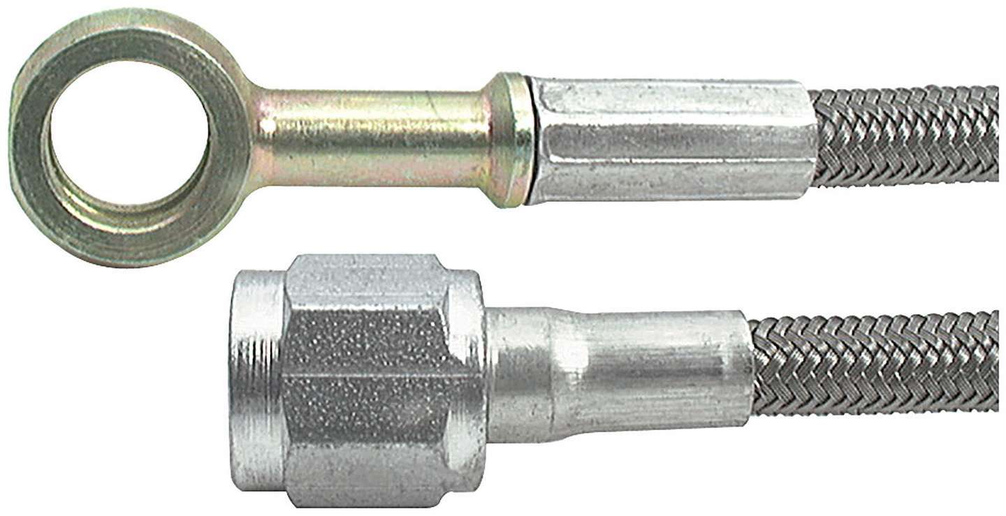 Allstar Performance ALL46341-24 24in #3 Line -4 Str/10mm Banjo Allstar Performance ALL46341-24