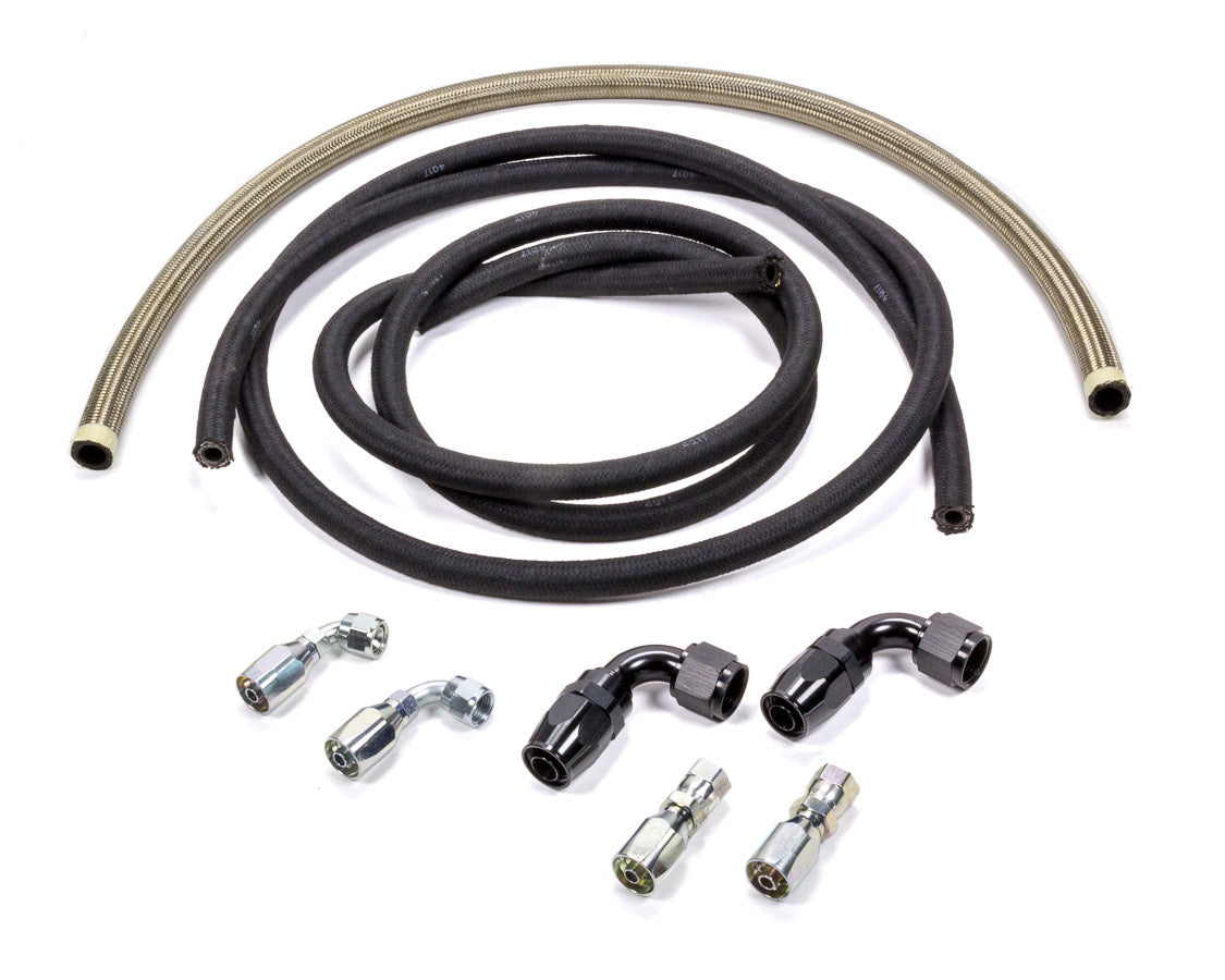 Allstar Performance ALL48201 Power Steering Hose Kit Rack Rear Mount Pump Allstar Performance ALL48201