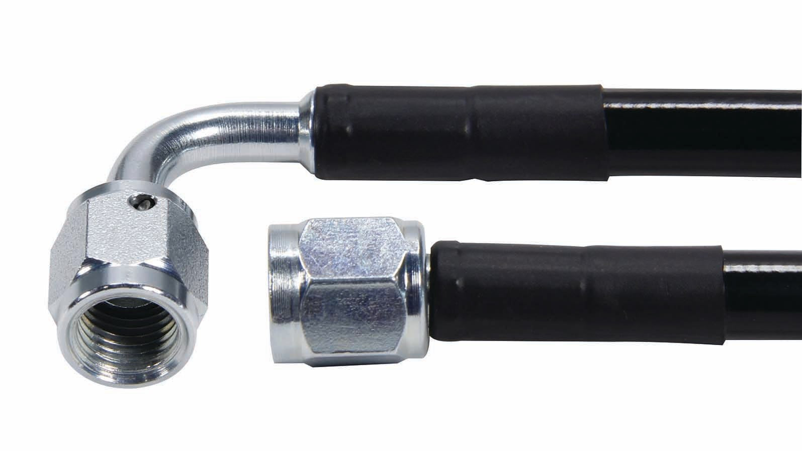 Allstar Performance ALL48444-24 Coated Braided Line 24in #4Hose -4Str/-4 90 Steel Allstar Performance ALL48444-24