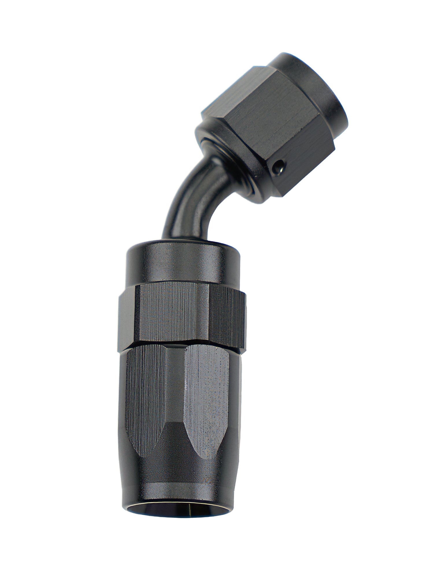 Allstar Performance ALL49331 Reusable Hose End Black 45 Deg Elbow -4 Allstar Performance ALL49331