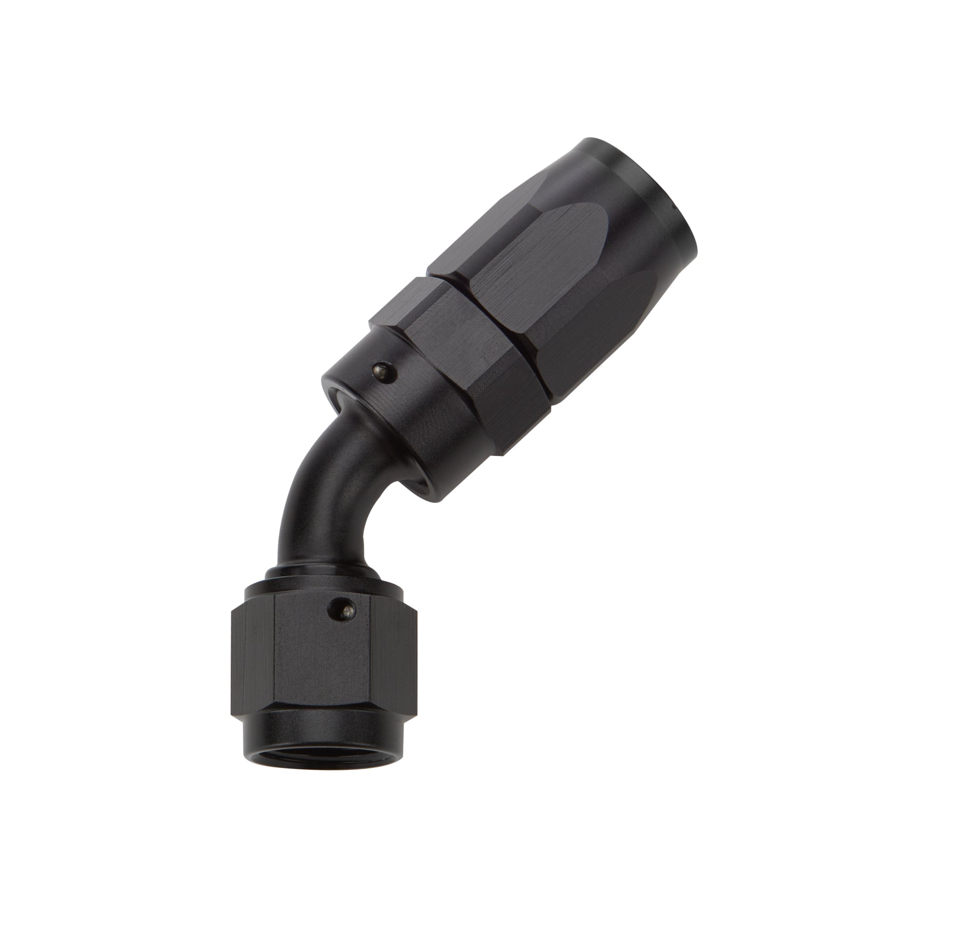 Allstar Performance ALL49332 Reusable Hose End Black 45 Deg Elbow -6 Allstar Performance ALL49332
