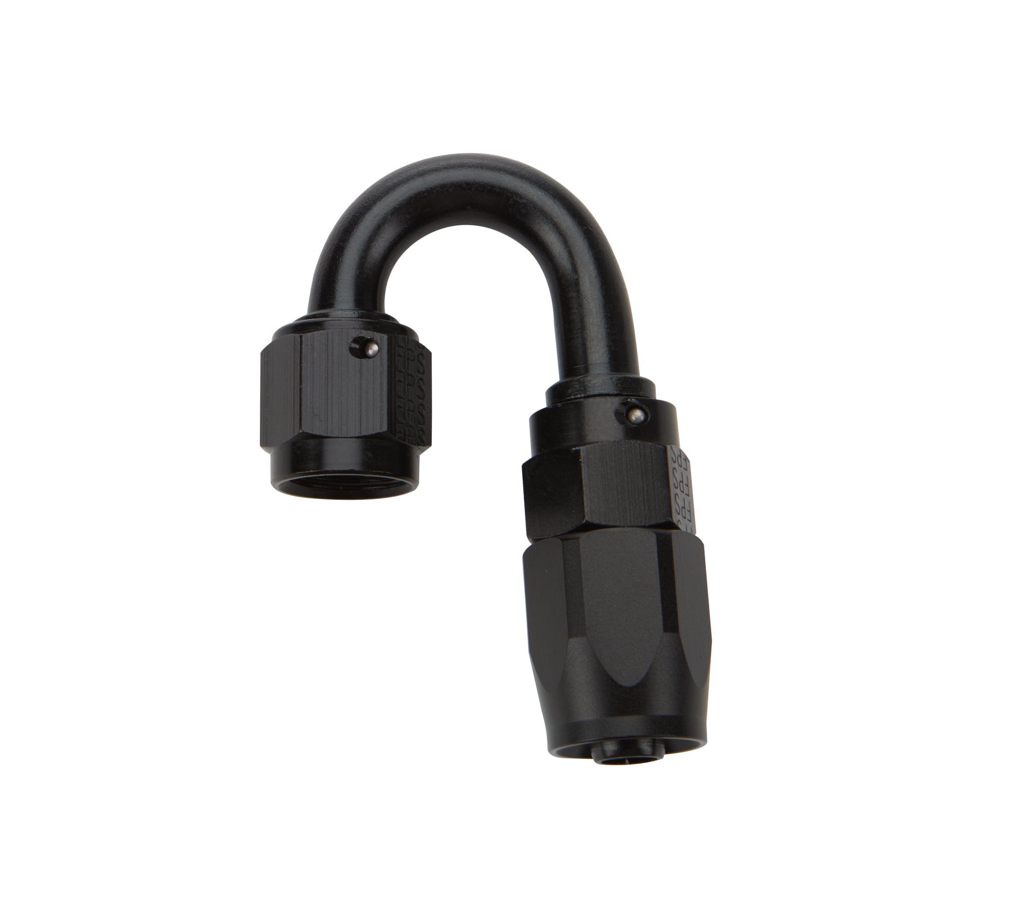 Allstar Performance ALL49382 Reusable Hose End Black 180 Deg Elbow -6 Allstar Performance ALL49382
