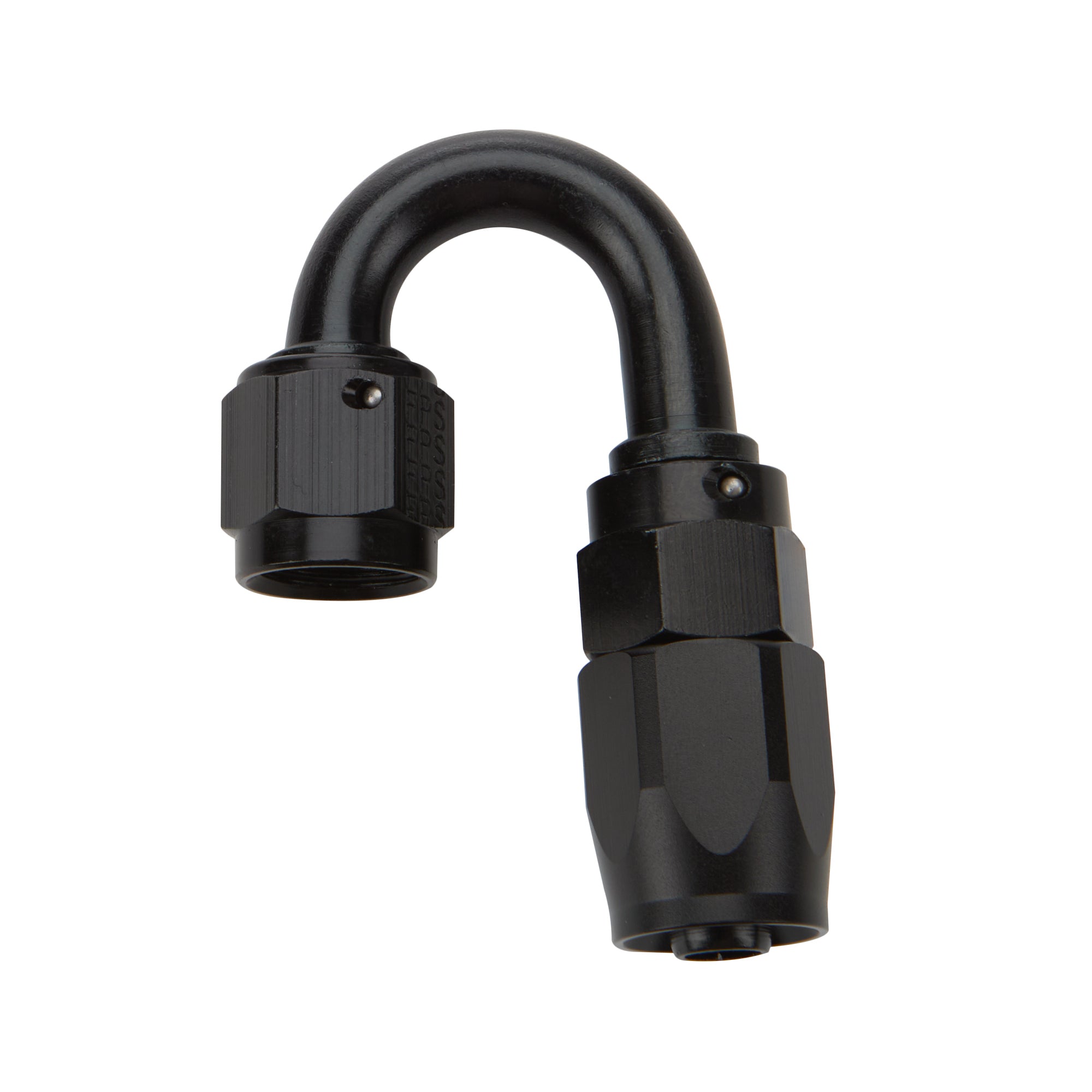 Allstar Performance ALL49384 Reusable Hose End Black 180 Deg Elbow -10 Allstar Performance ALL49384