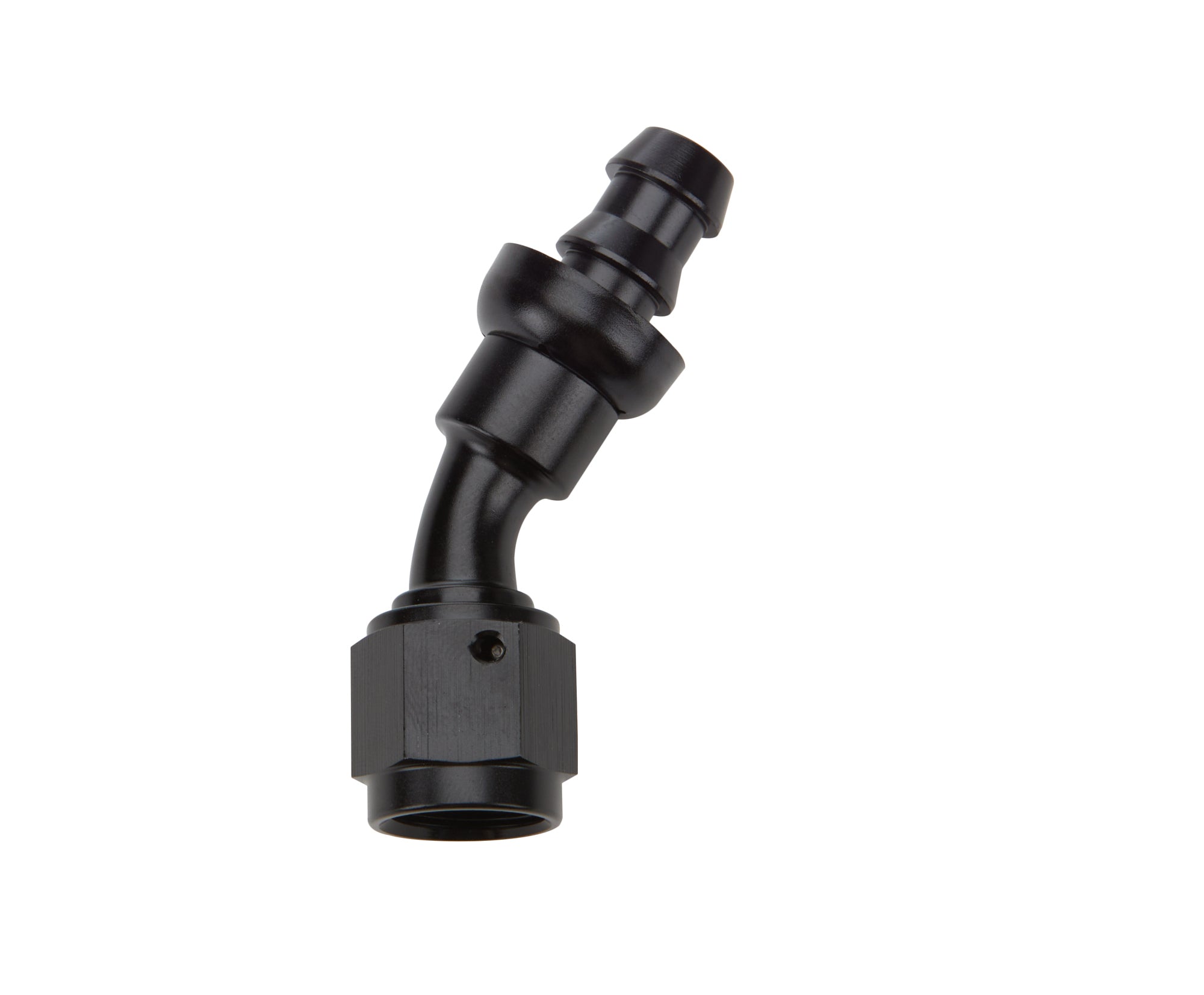 Allstar Performance ALL49422 Pushlock Hose End Black 30 Deg Elbow -6 Allstar Performance ALL49422