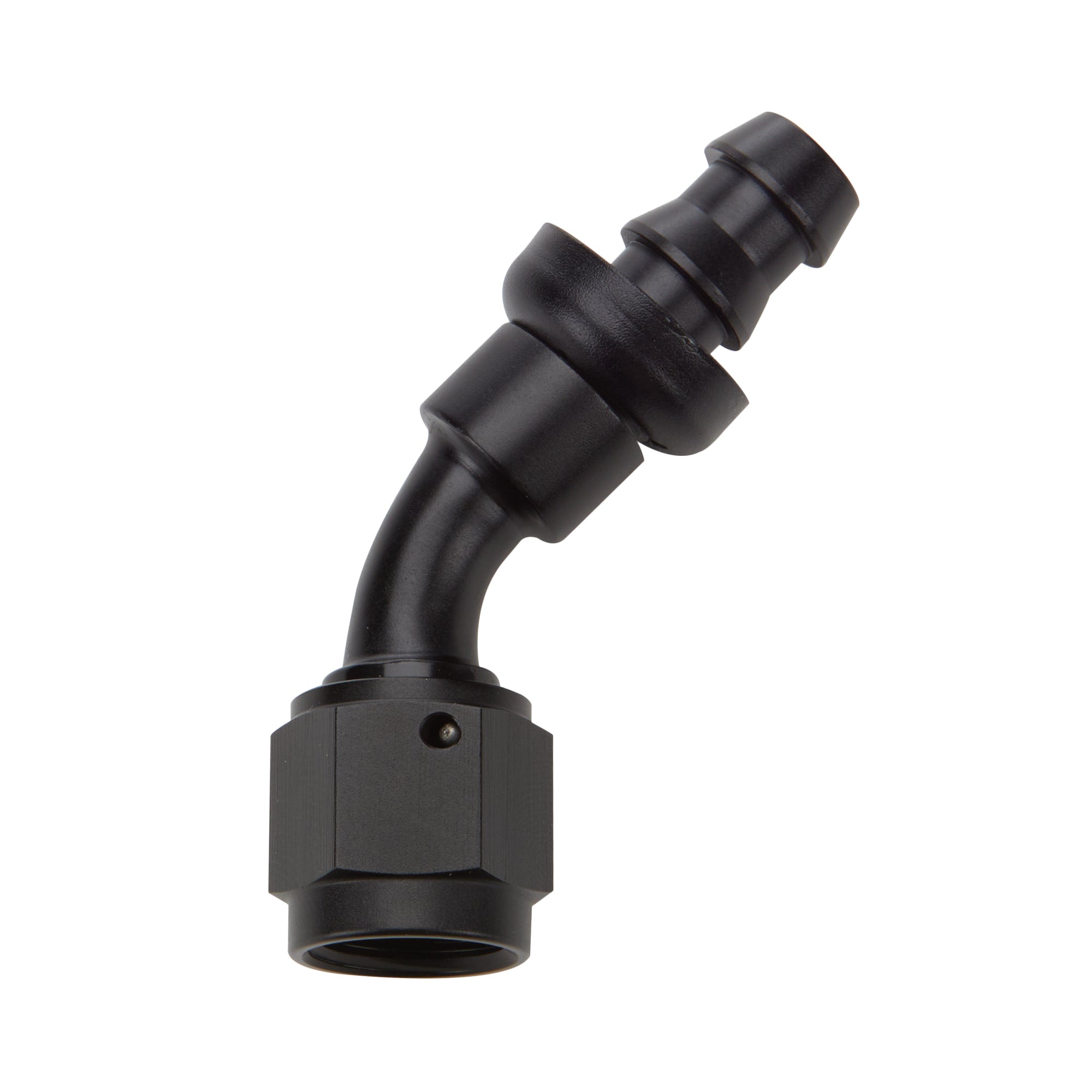 Allstar Performance ALL49433 Pushlock Hose End Black 45 Deg Elbow -8 Allstar Performance ALL49433